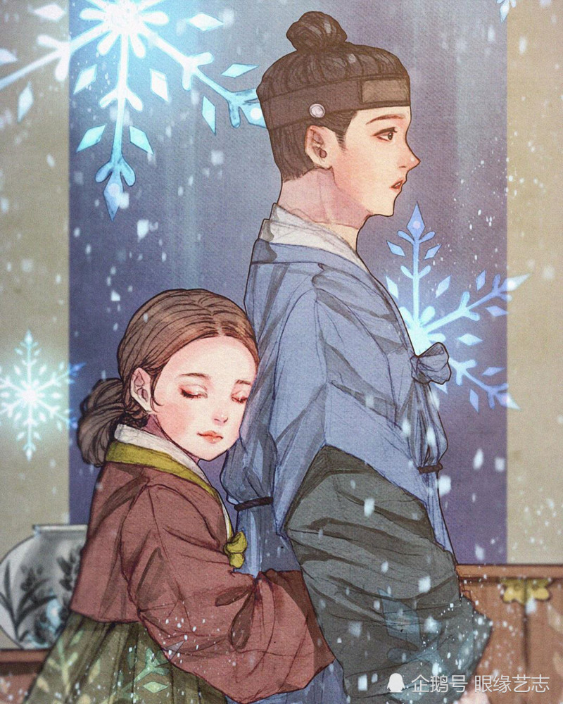 古风|韩式穆夏风：微甜的古风韵味，自成一派的韩国服饰与插画