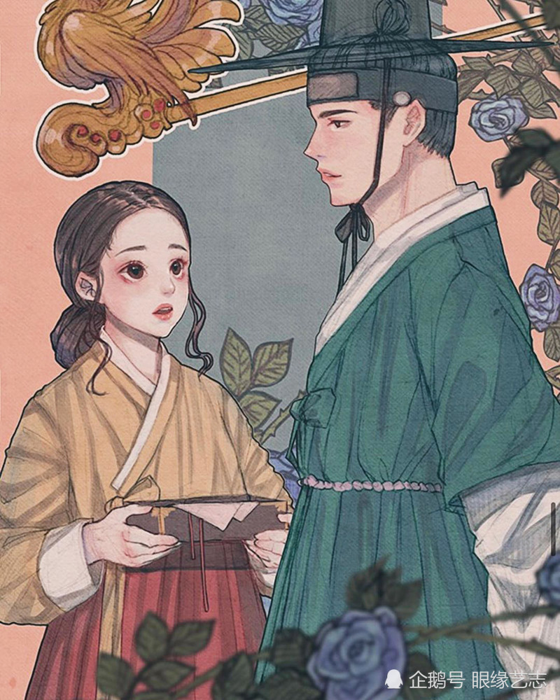 古风|韩式穆夏风：微甜的古风韵味，自成一派的韩国服饰与插画