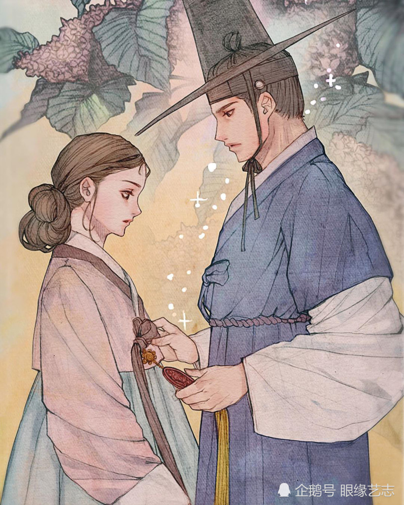 古风|韩式穆夏风：微甜的古风韵味，自成一派的韩国服饰与插画