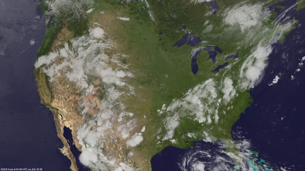 强对流|狂风暴雨袭击美国，纽约自由女神遭雷劈！分析：还会有很多强对流