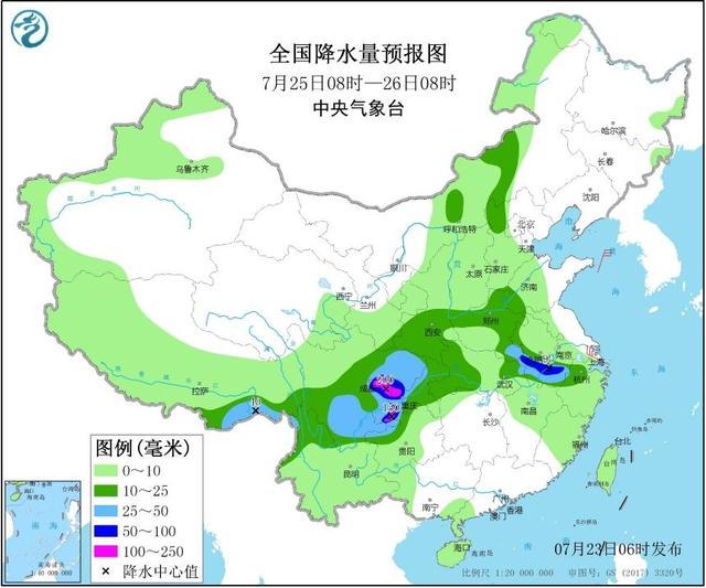 降雨|“双风暴”生成！我国新一轮降雨24日开启，四川陕西局部大暴雨