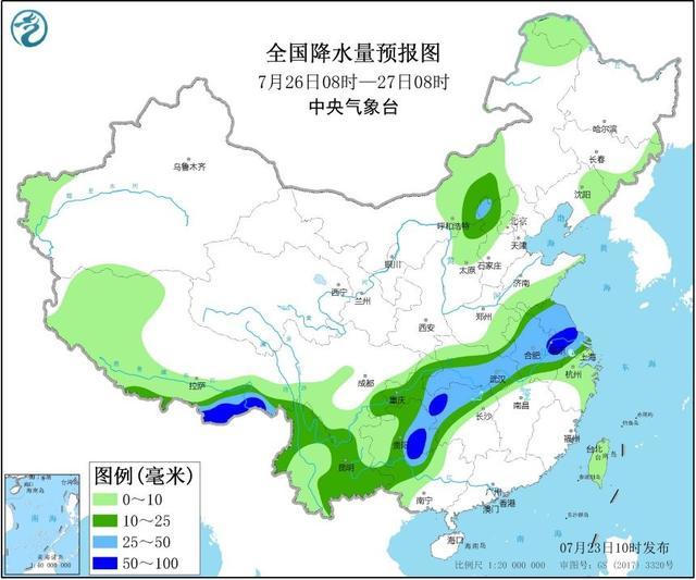 降雨|“双风暴”生成！我国新一轮降雨24日开启，四川陕西局部大暴雨