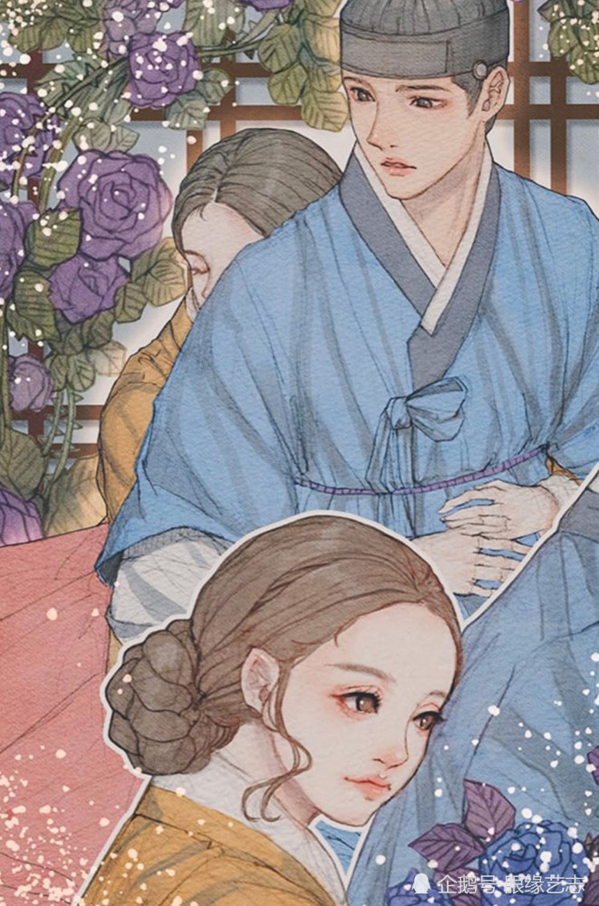 古风|韩式穆夏风：微甜的古风韵味，自成一派的韩国服饰与插画