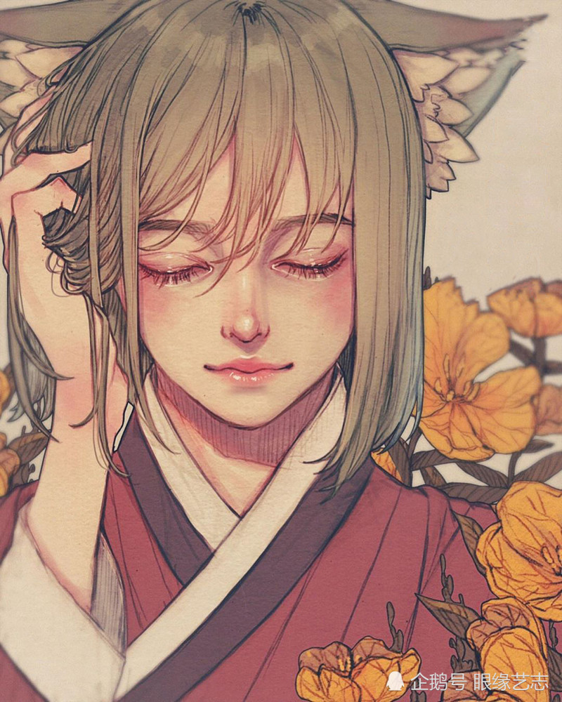 韩式穆夏风:微甜的古风韵味,自成一派的韩国服饰与插画