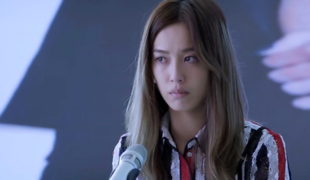 陈庭妮在《归还世界给你》扮演傲娇模特欧阳希子.