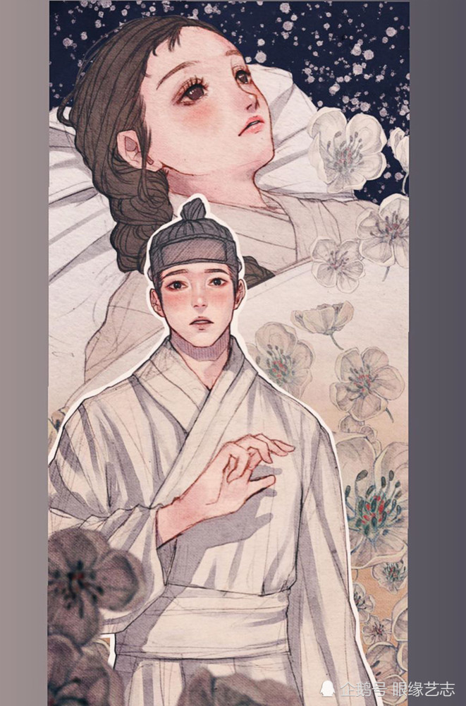 韩式穆夏风:微甜的古风韵味,自成一派的韩国服饰与插画