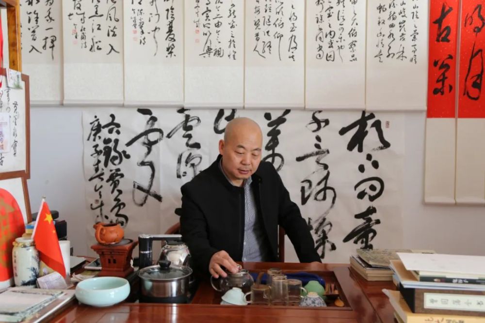 书画长廊驻村书法家孔令成工作室书画长廊驻村书画家郜继凤工作室书画