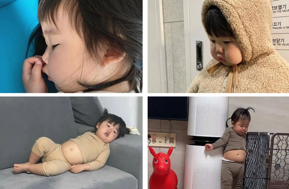 表情包里必有的小胖妞现在圈粉10万多网友骗我生女儿