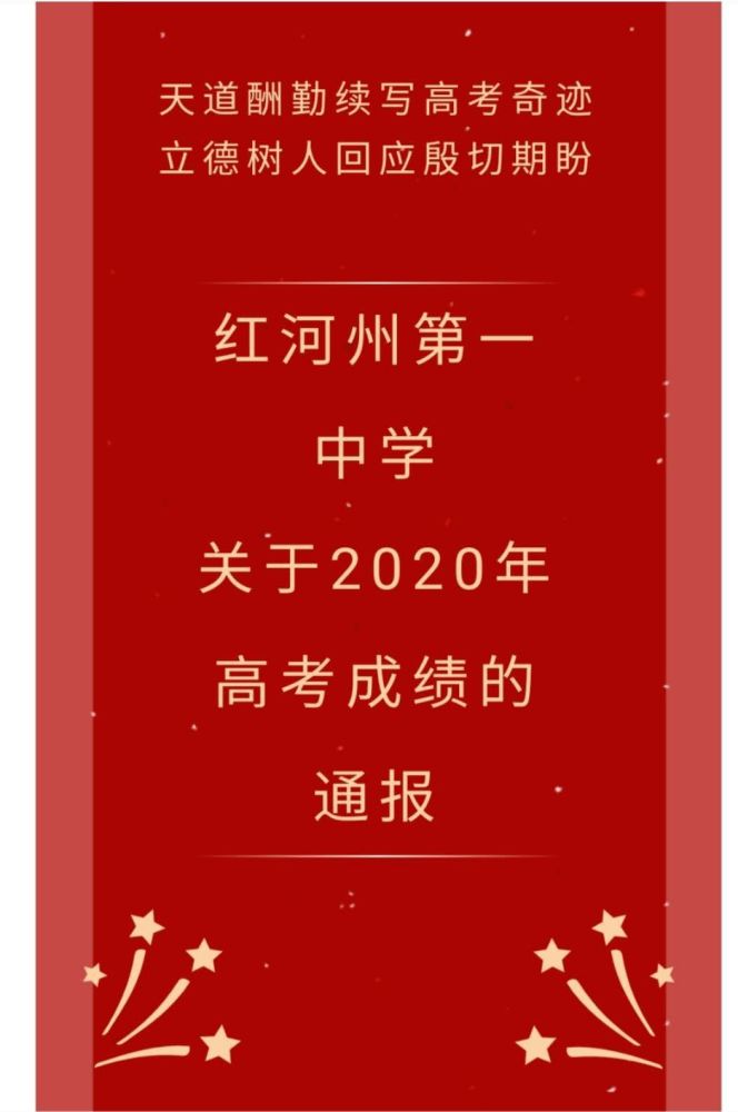 红河州一中2020高考_云南红河州四所好高中,红河州一中一本率领先,建水