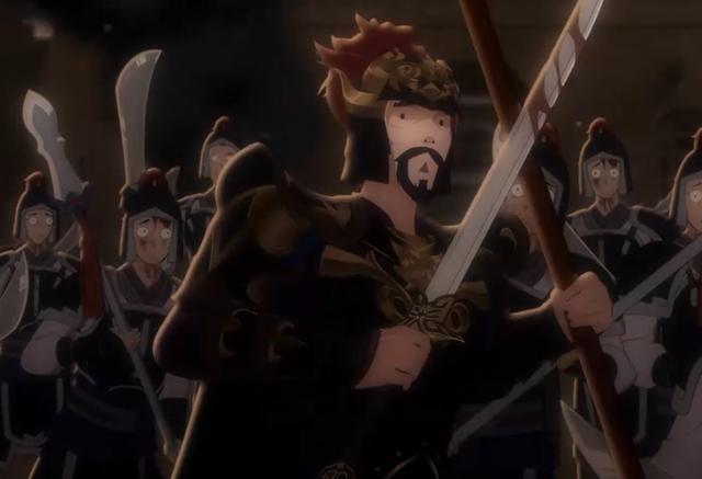 杀掉了敌军将领;那是在一场惨烈的战斗中,大将军身先士卒,血染疆场