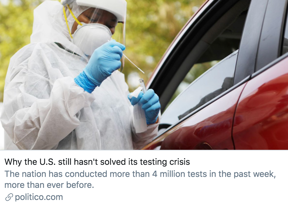 144人检测90人被误诊阳性美国新冠病毒核酸检测症结在哪