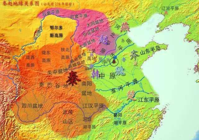 公元前270年形势图"远交近攻"并不是范雎的原创,秦国早有实践秦昭襄王