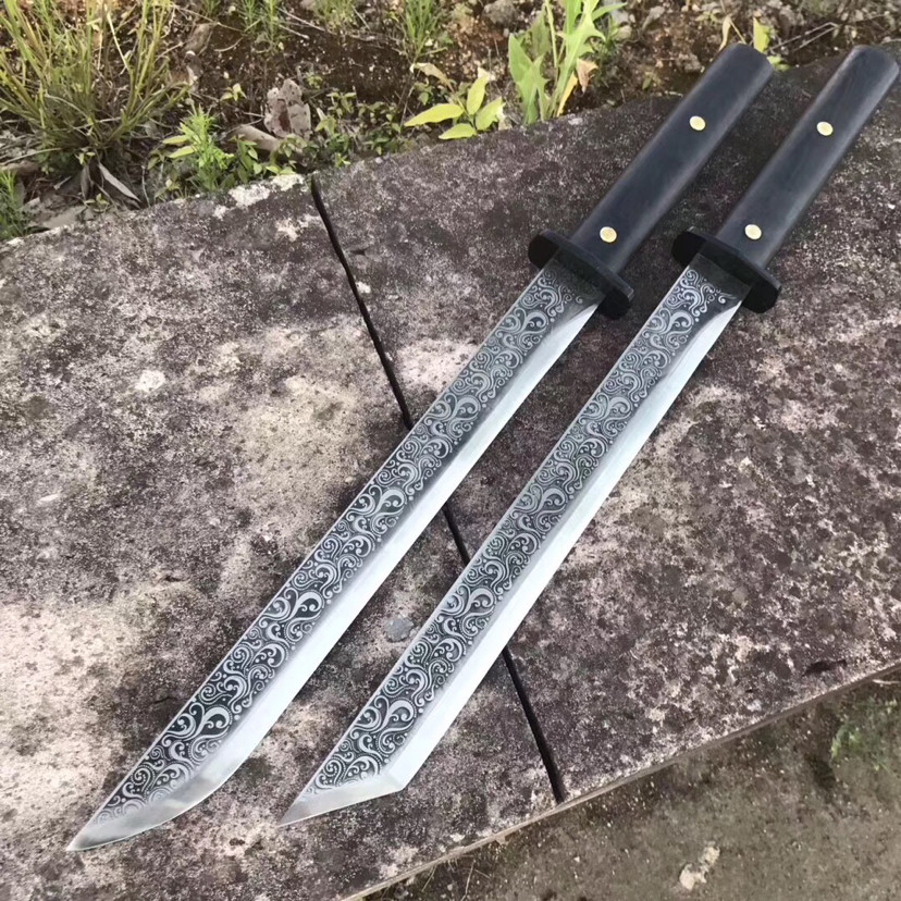 貂蝉|锦衣卫-黑貂蝉，高锰钢古法一体锻打，蚀刻精美花纹