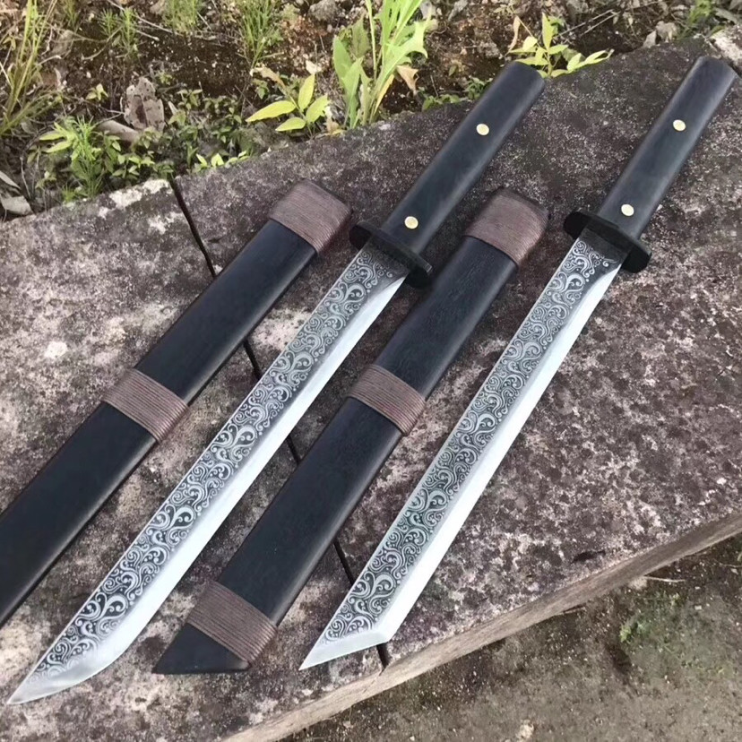 貂蝉|锦衣卫-黑貂蝉，高锰钢古法一体锻打，蚀刻精美花纹