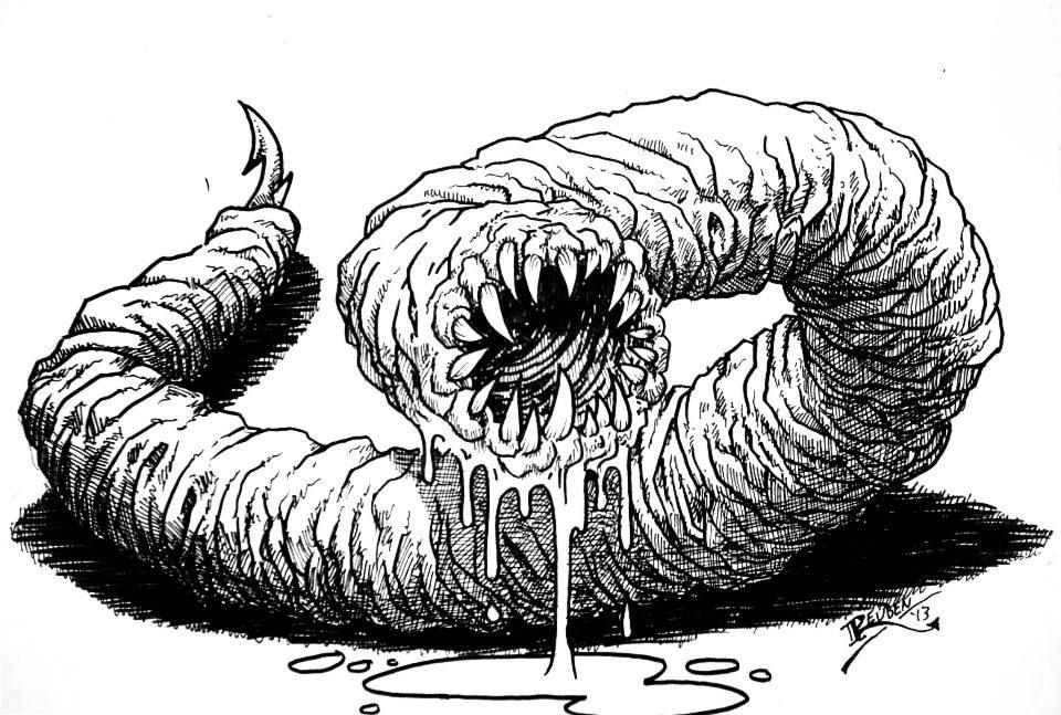 可怕又神秘的电影怪物真的有尖刺喷毒液会放电的死亡蠕虫么