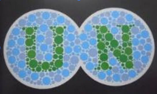 色盲测试 4张色盲图 若看不出图3中的 摩托车 与开车无缘 色盲 摩托车