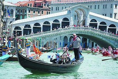 威尼斯下调贡多拉载客量