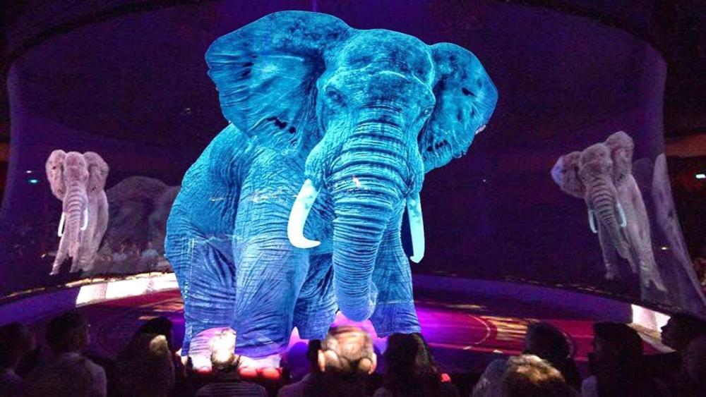 全球首家效果梦幻的全息投影动物马戏团