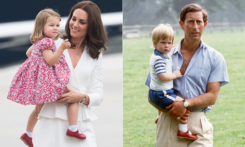 这一家的孩子们经常穿旧衣服,夏洛特小公主,路易王子会穿哥哥乔治王子