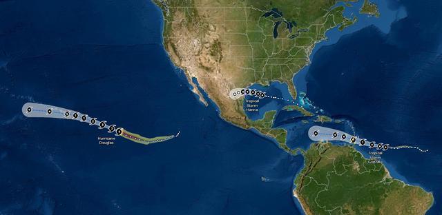 美国|3风暴或2个登陆美国！我国新降雨开始，浙江福建等超10省市有强雨