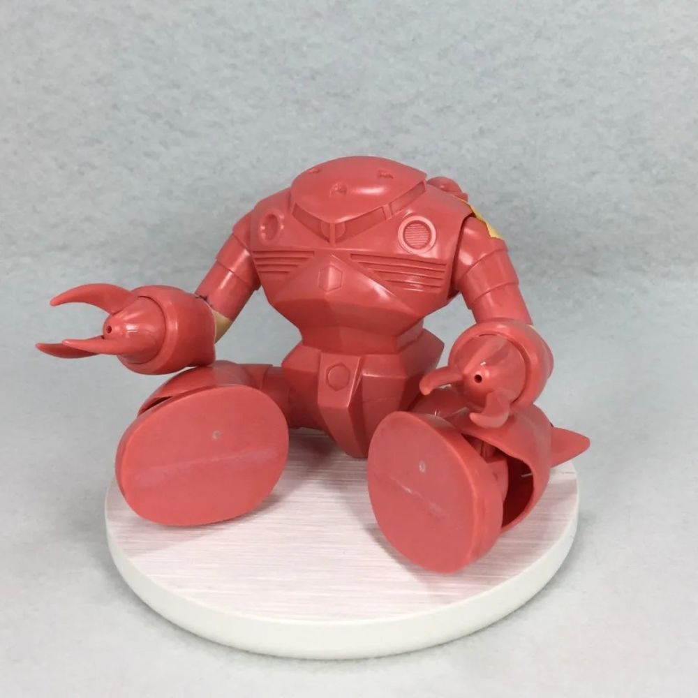 hg旧版夏亚红魔蟹呆萌造型笔涂制作