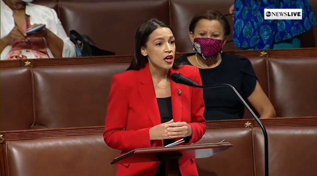 亚历山大·奥卡西奥-科尔特斯|美国女议员被男同事辱骂后回击：以后也有人会这么骂你女儿