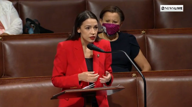 亚历山大·奥卡西奥-科尔特斯|美国女议员被男同事辱骂后回击：以后也有人会这么骂你女儿