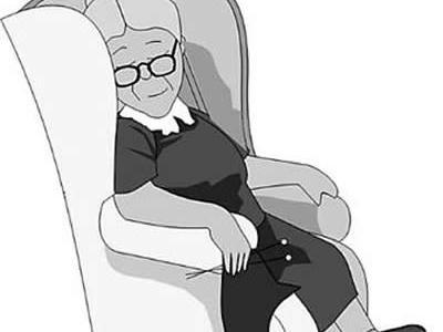 婆婆见我领会了她的意思,笑了笑,然后闭上了眼,一睡不醒.