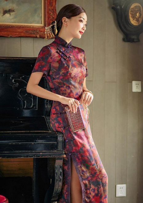 东方古典美的旗袍,越来越被时尚达人们青睐