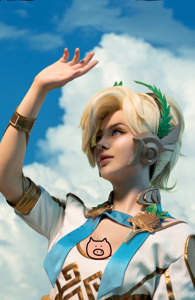 有这种小姐姐当队友,谁都能当英雄!守望先锋天使cos赏析