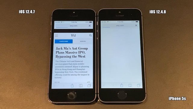 Iphone6和5s升级ios12 4 8性能续航测试 苹果放弃钉子户 Ios12 4 Iphone6 苹果 Ios Iphone 续航 Ios12 4 7 Iphone5s
