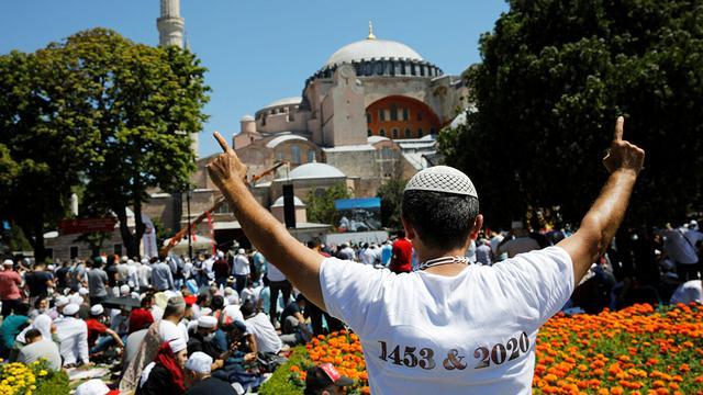 圣索菲亚博物馆|组图：做了86年博物馆的土耳其圣索菲亚大教堂，终被改成清真寺开放