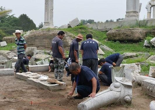 英法联军|圆明园被毁150多年后，专家准备对其修复，意外发现5万多件文物