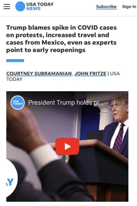 美国_时政|美国疫情反弹严重：多州暂停重启，民众联手抵制