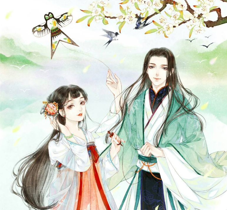 天净沙·即事|难得见到心上人，大文豪一开心写篇奇文，28字全是叠字，叹为观止