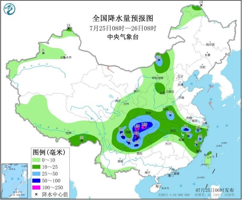 暴雨|强降雨持续到26日，南方高温来了，四省局地温度预计升至40℃