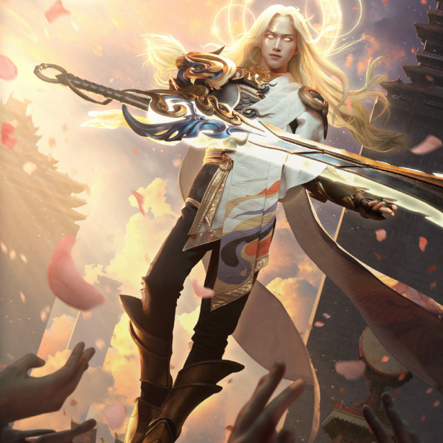 威风凛凛一刻帅爆了|召唤师|阿逝|cosplay|李信_虚拟人物|神魔