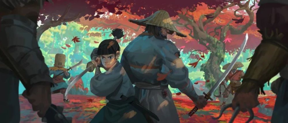 配色|Ngan Pham/明暗光影和配色，都非常细腻，极具故事情节性的作品