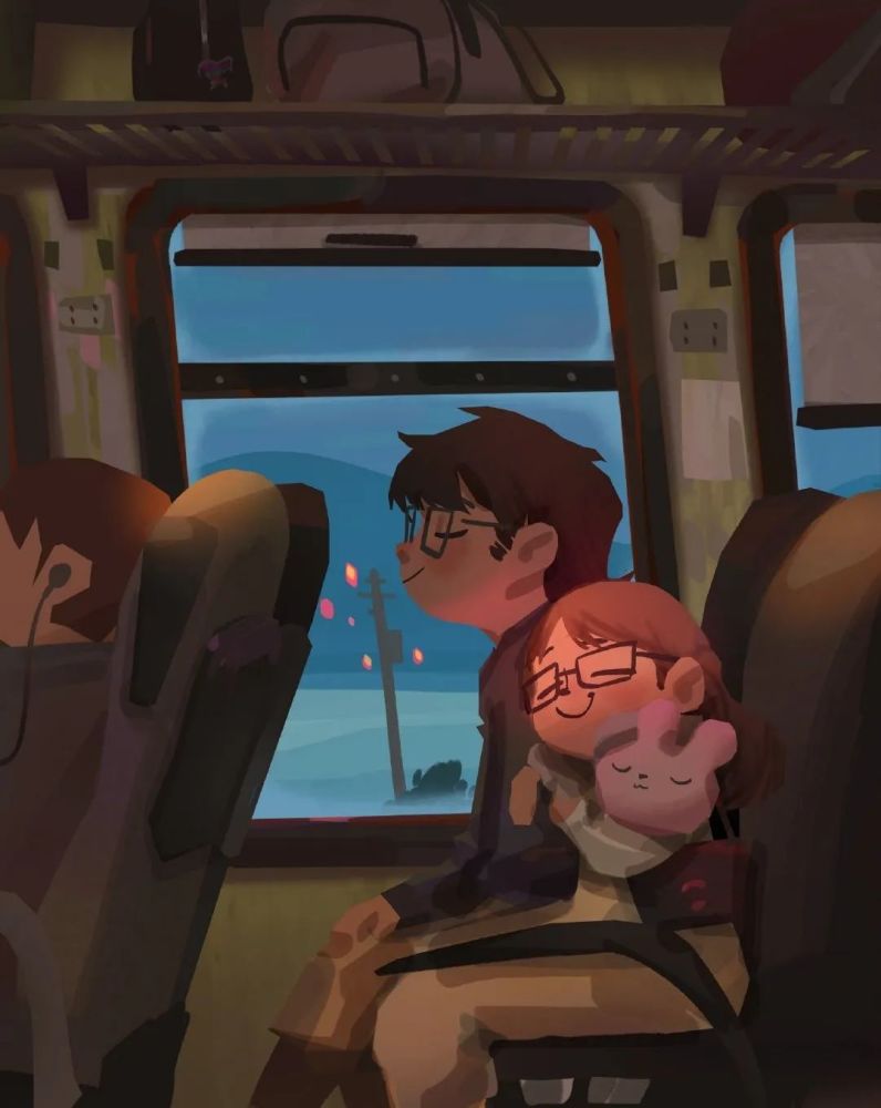 配色|Ngan Pham/明暗光影和配色，都非常细腻，极具故事情节性的作品