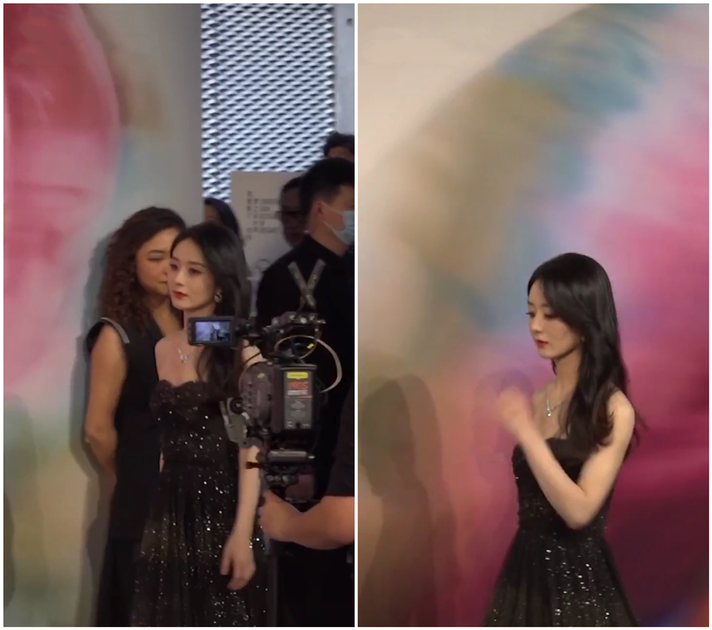 赵丽颖|赵丽颖出席活动近距离被拍 长相倒是没变 只是怎么没以前阳光了？