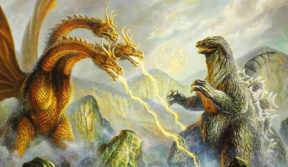 哥斯拉和基多拉的争斗众人皆知,即使都是怪兽也有正邪之分