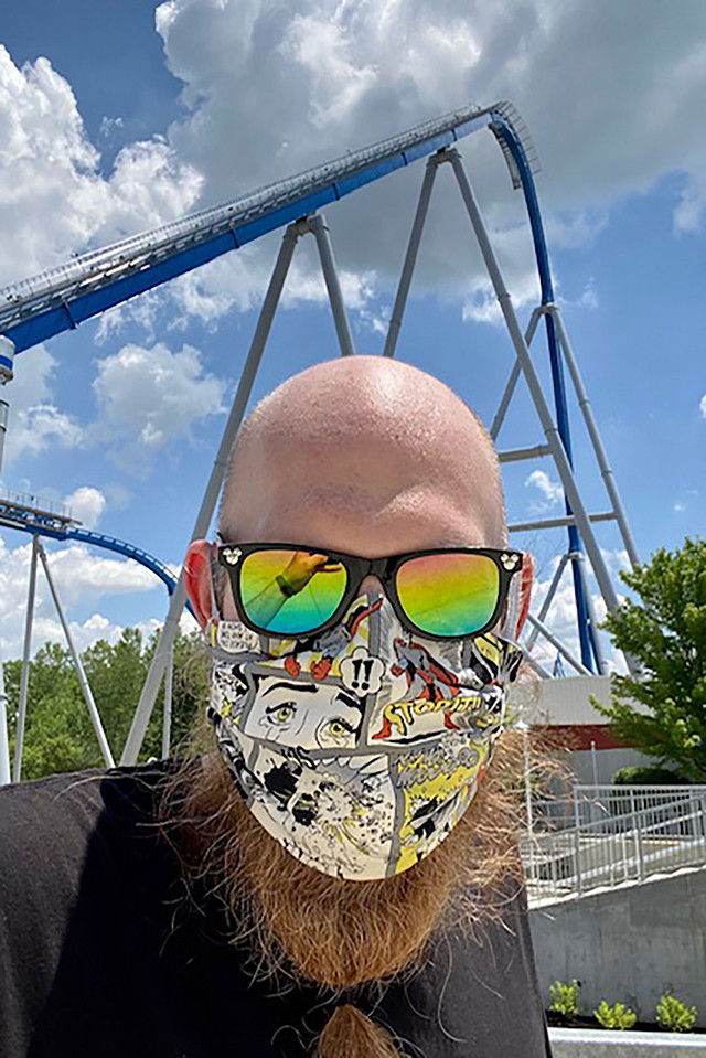 过山车|美国小哥有点“狠”：为实现乘坐过山车梦想，10个月减重近200斤