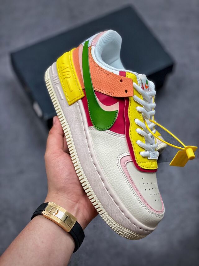 少女心爆棚遇到男神撩就对了耐克airforce1马卡龙开箱