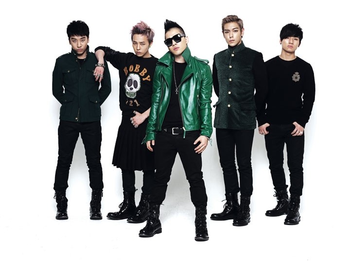 韩国男团bigbang组合经典图集集锦一