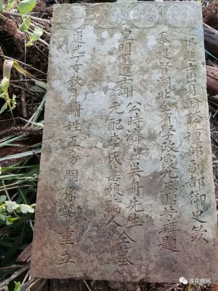 发现 莲花县六市发现一古墓石碑 腾讯新闻