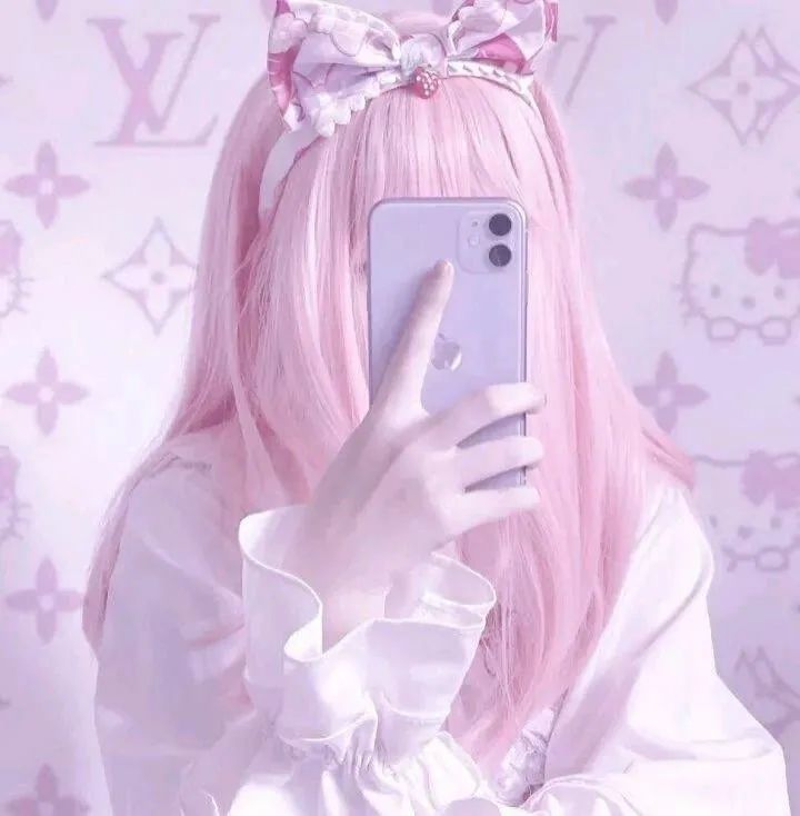 粉色系女生头像