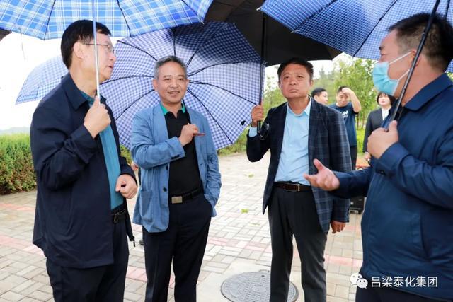 国家林草局驻北京专员苏祖云一行视察离石森林公园