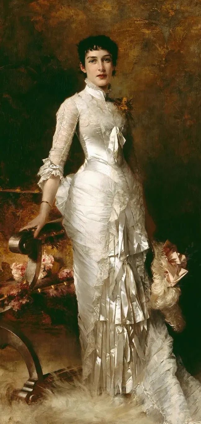 油画人物juliusleblancstewart法国巴黎画家