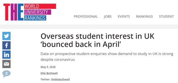 留学生|英国为吸引中国留学生放大招，智库担心留学生太多挤走本土学生