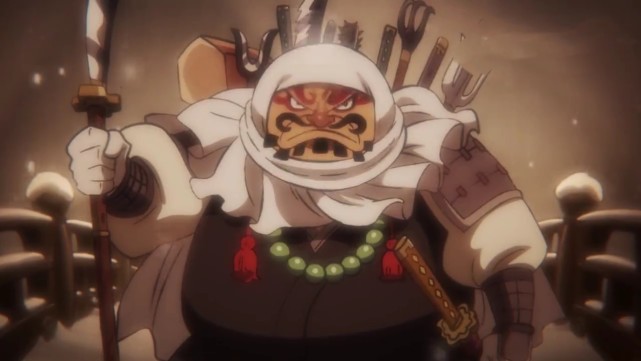 因为秋水被牛鬼丸偷走,索隆的实力有所限制.